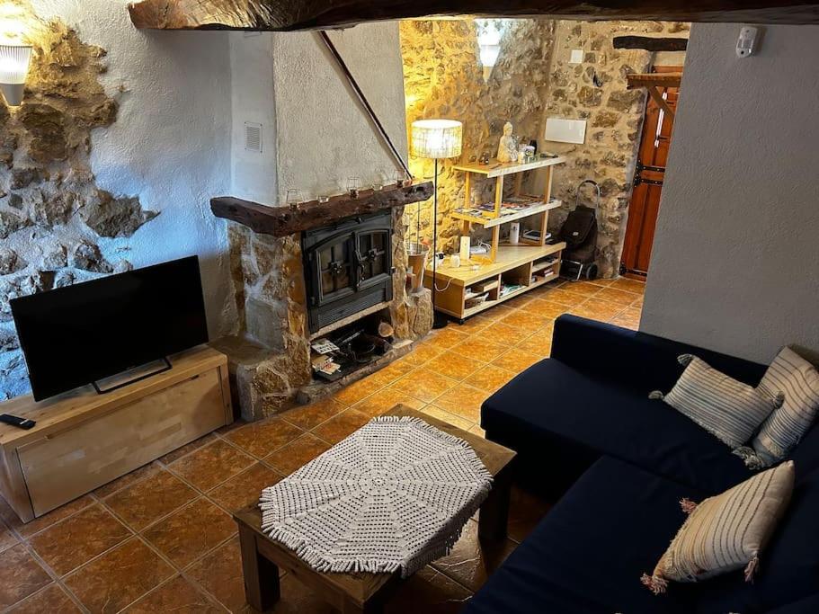 Rural Stone House With Wood Fireplace Pinell de Bray